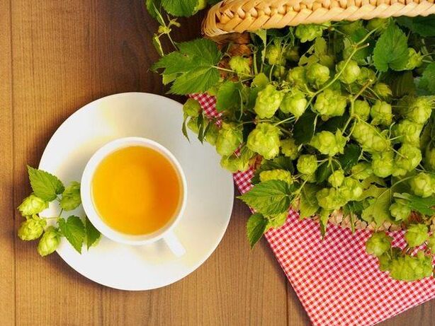 Hop tea excellently increases potency