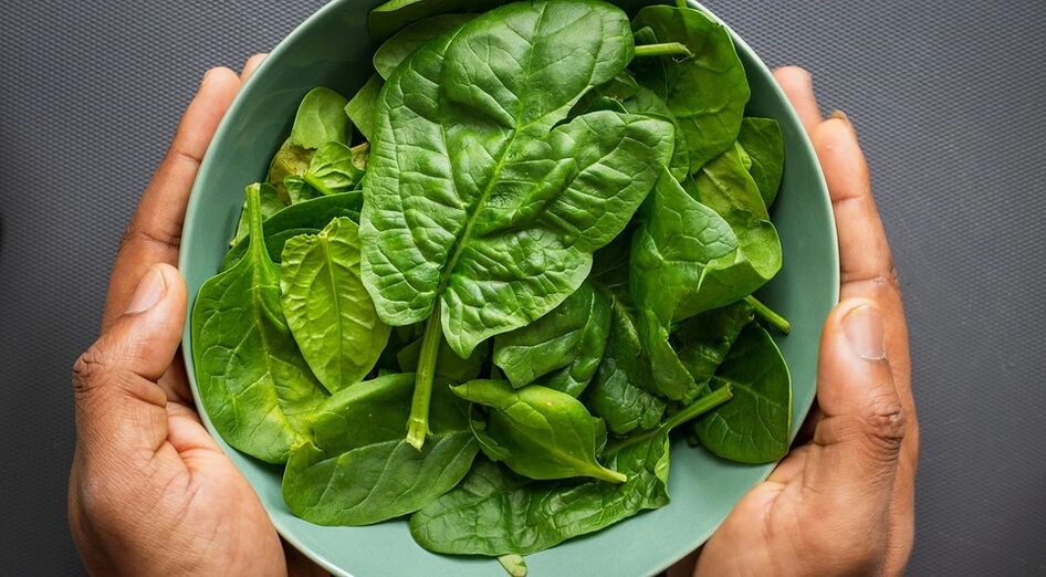 Spinach helps to increase potency in no time