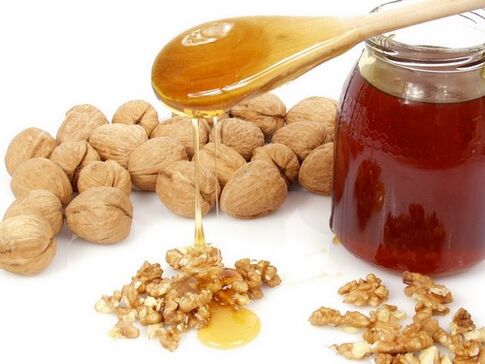 walnut with honey to increase potency